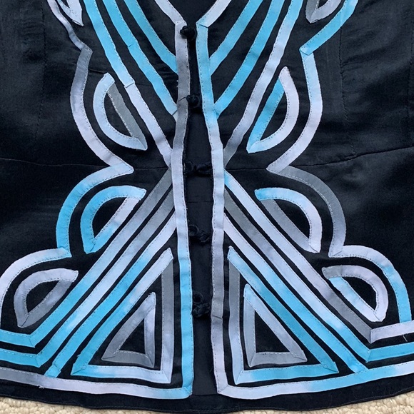 💎Nanette Lepore tailored silk embroidered jacket - Picture 3 of 4